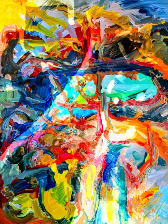 Digital Arts titled "Working from home" by Andrew Walaszek, Original Artwork, Digital Painting