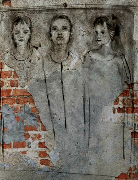 Arts numériques intitulée "L'enfant" par Marie Pascale Martins, Œuvre d'art originale, Photo montage