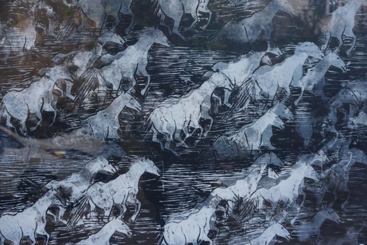 CAVALCADE 印花与版画, 19.7x27.6 in