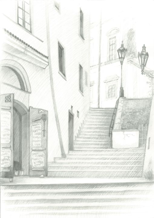 Drawing,  16.5x11.7 in 
