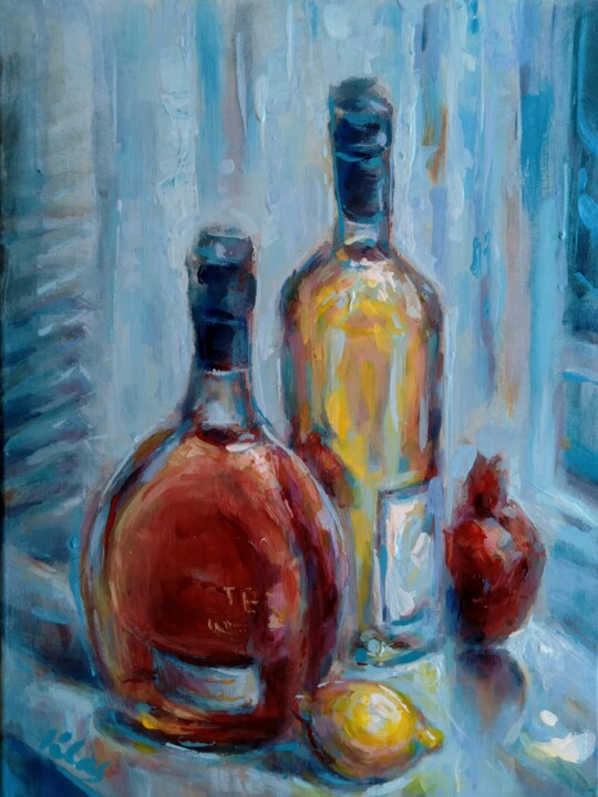 By the window 绘画, 16x12 in