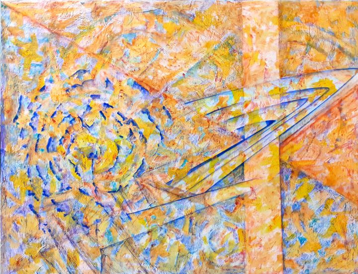 Obliquités 绘画, 27.2x35.4 in