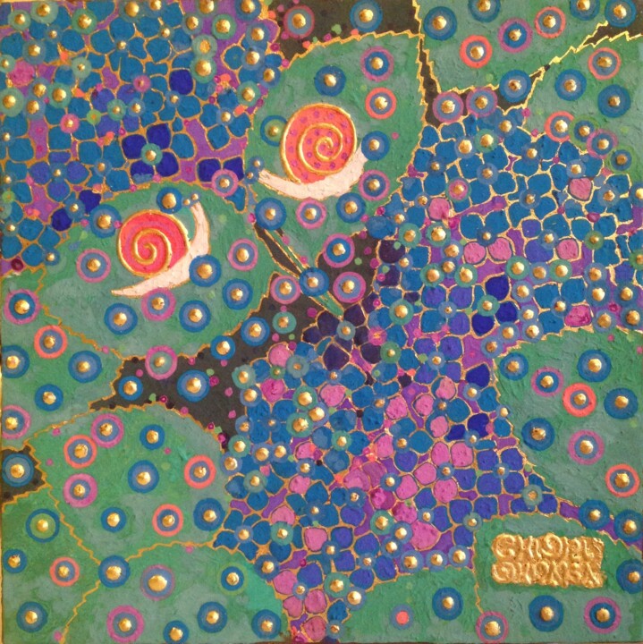 绘画,  13x13 in 