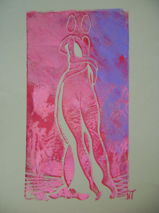 Je demande pardon à ta jolie cuisse 印花与版画, 12.2x8.7 in