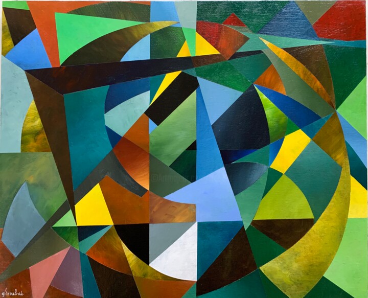 Peinture intitulée "RESILIENCE" par Georges Troubat, Œuvre d'art originale, Acrylique