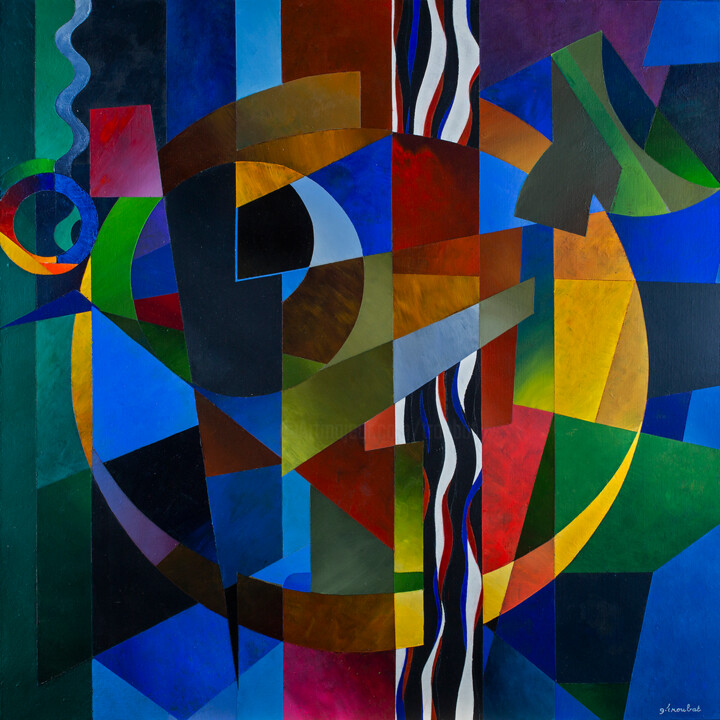 Peinture intitulée "ECCE HOMO" par Georges Troubat, Œuvre d'art originale, Acrylique