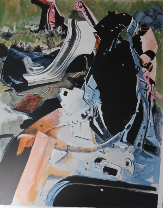 Car-casses II 绘画, 59.1x47.2 in