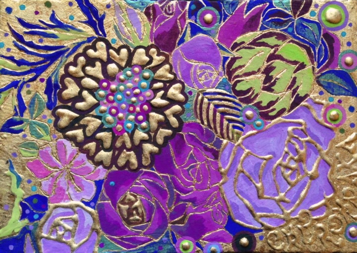 MELODY OF LOVE 绘画, 6.4x9.1 in