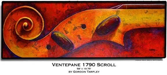 Peinture intitulée "Ventepane 1790 Scro…" par Gordon Tarpley, Œuvre d'art originale