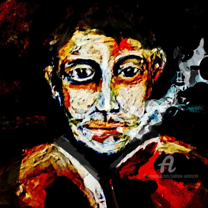 Young Artist Smoking 数字艺术