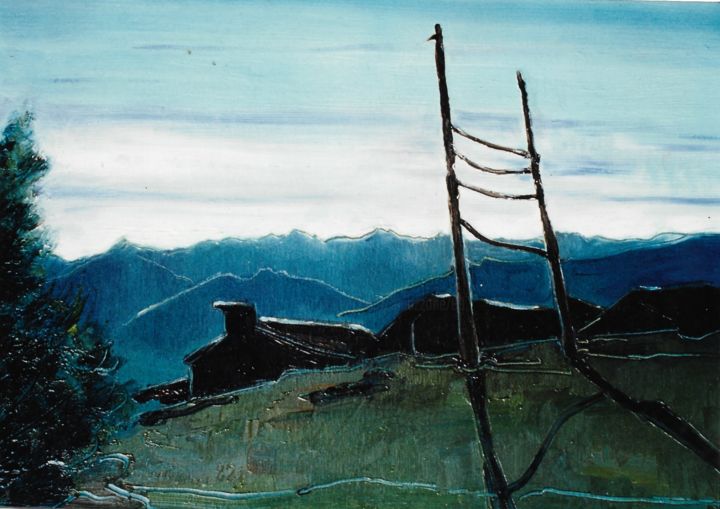 Scenario d'altri tempi 绘画, 27.6x35.4 in