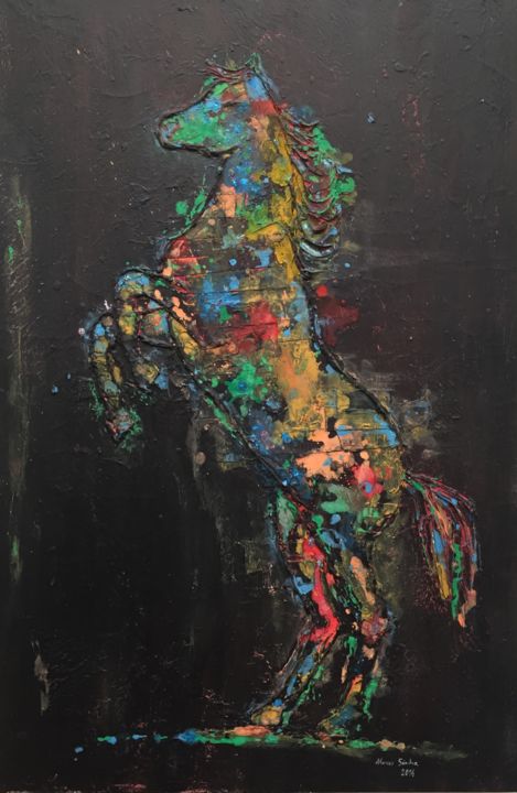 colours 绘画, 47.2x31.5 in