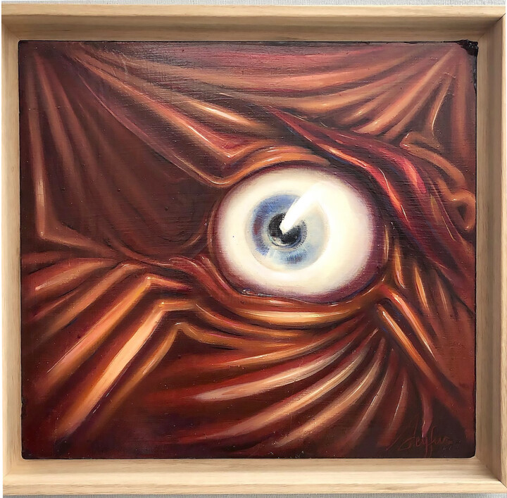 Peinture intitulée "“ Écorché Vif - Lil…" par Grégory Dreyfus, Œuvre d'art originale, Tempera