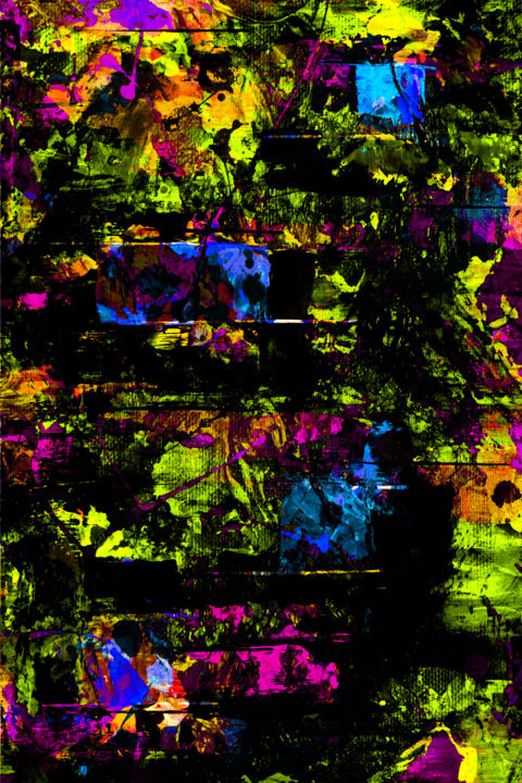 Digital Arts titled "Given Up to Depravi…" by Barry Farley Visual Arts, Original Artwork, Digital Painting Mounted on Other…