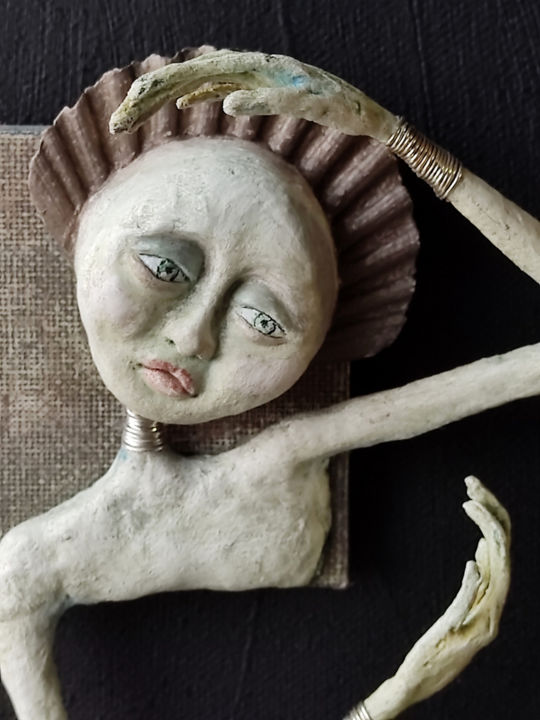 Danseuse 雕塑, 5.1x5.1 in