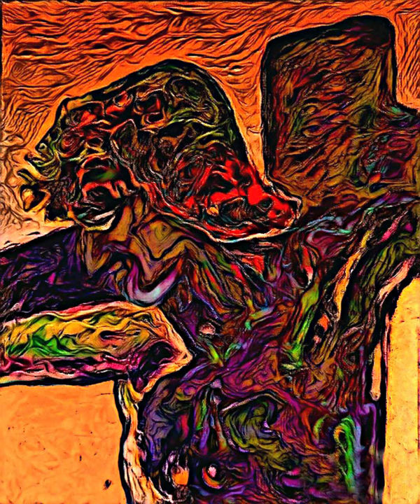 Christ en croix 绘画, 31.5x25.6 in