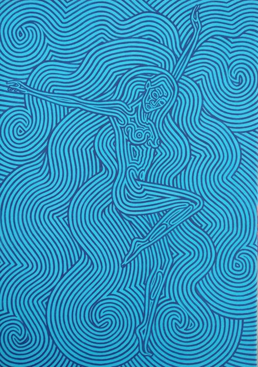绘画,  19.7x13.8 in 