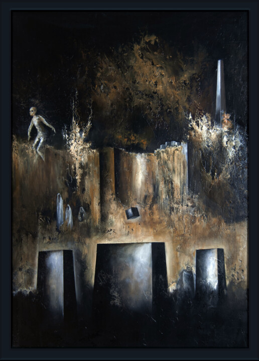 Envol cubique 绘画, 39.4x28.4 in