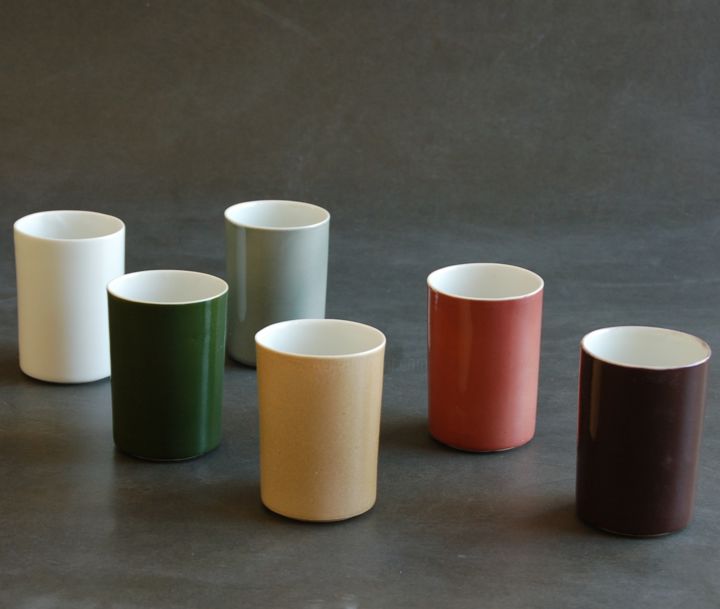 6 mugs "Automne" 设计, 4.3x3.2 in
