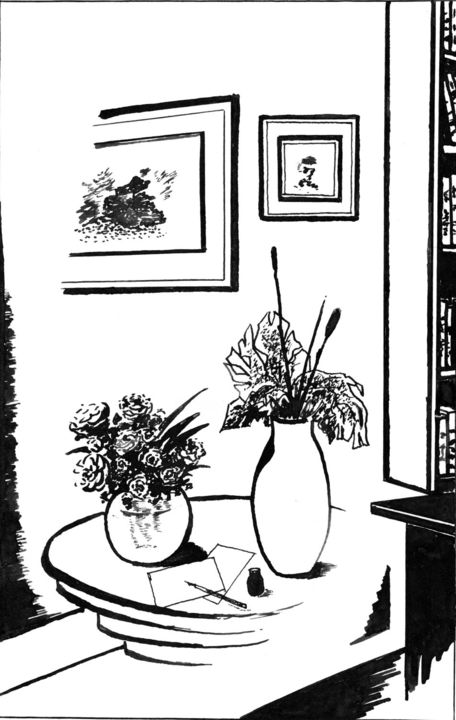 Abstr WB 3 图画, 8.7x5.5 in