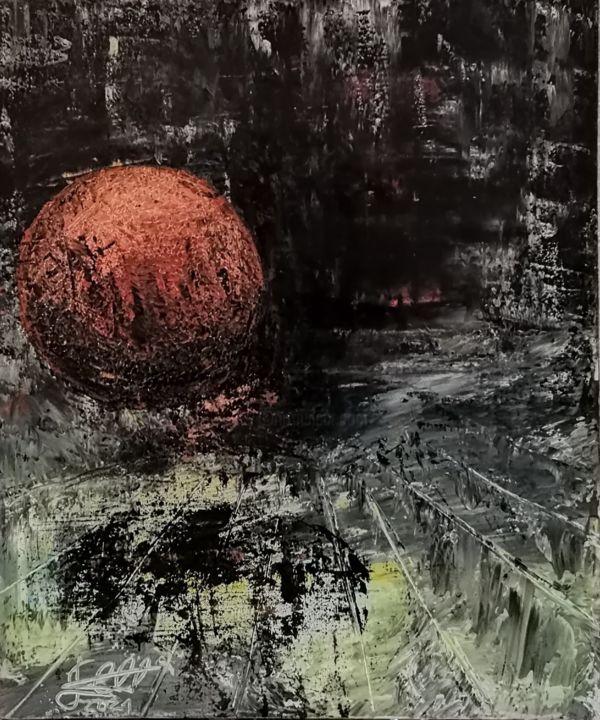 Cosmos 绘画, 23.6x19.7 in