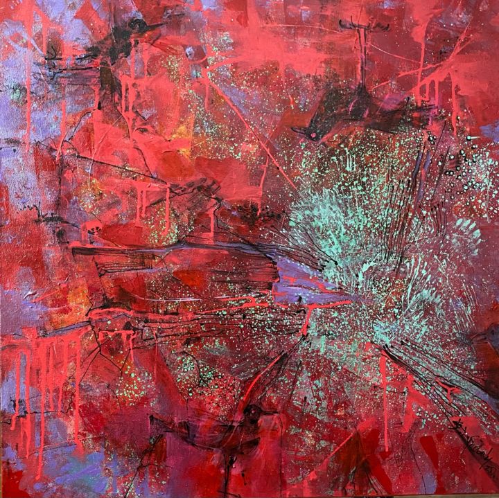 绘画,  31.5x31.5 in 