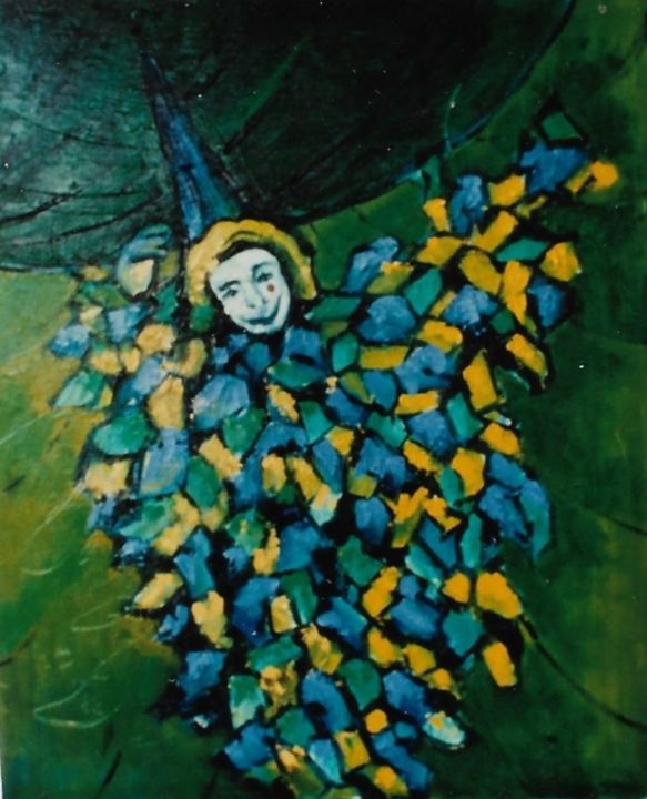 Carnevale 绘画, 19.7x15.8 in
