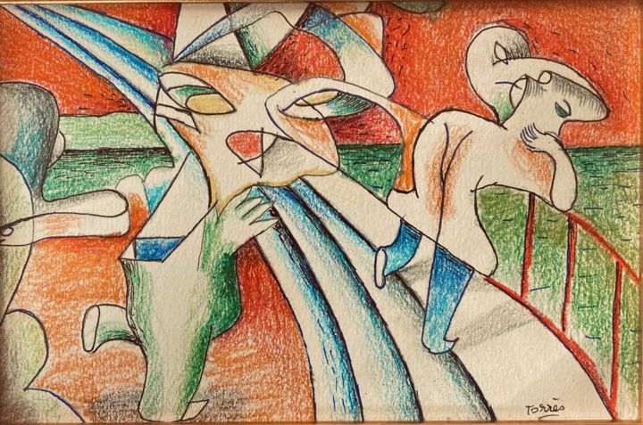 La Passerelle 2 Disegno, 5,1x7,5 in