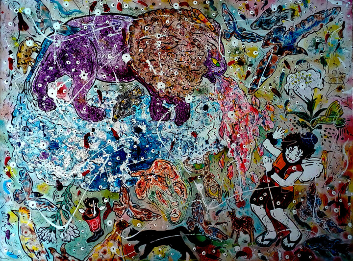 绘画,  17.7x22.8 in 