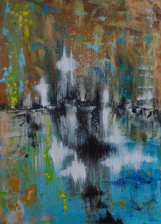 frequencies 绘画, 27.6x19.7 in