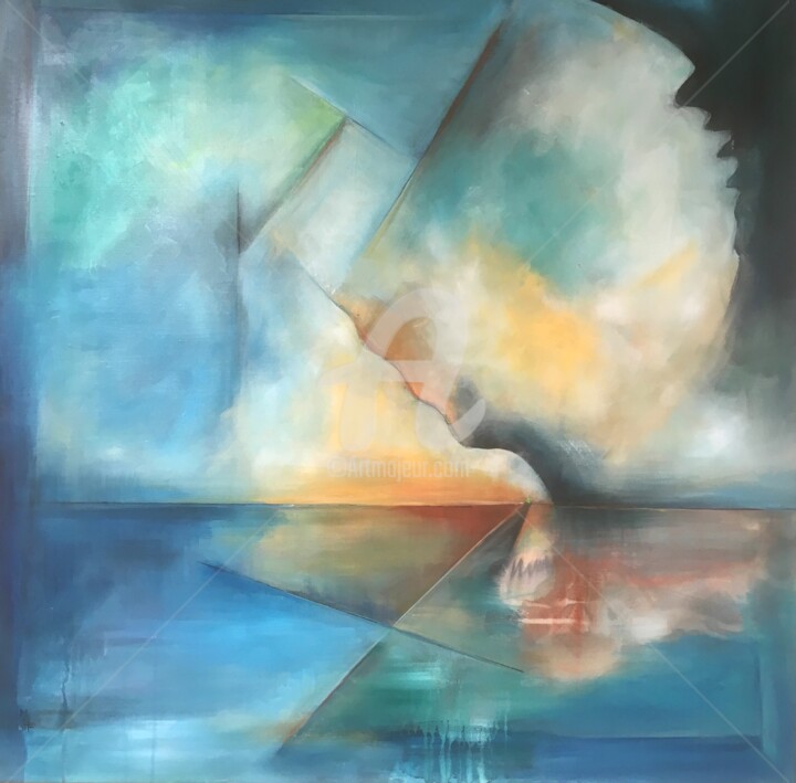 VOYAGE 绘画, 36x36 in