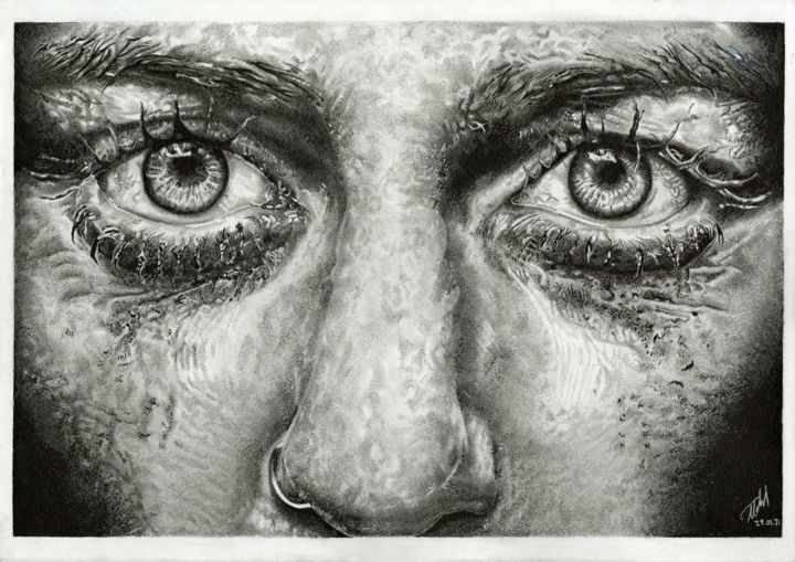 Close Up 图画, 11.8x16.5 in