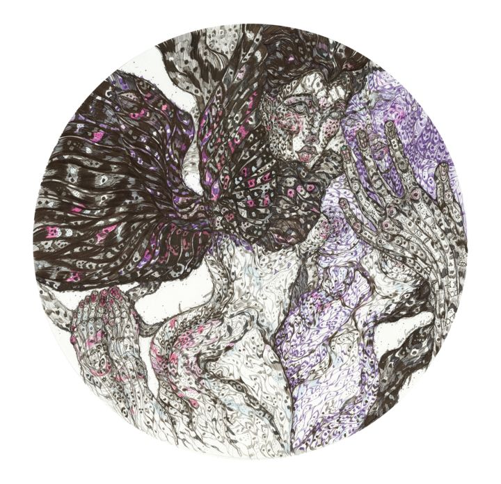 Fire Walk With Me III 图画, 21.7x21.7 in