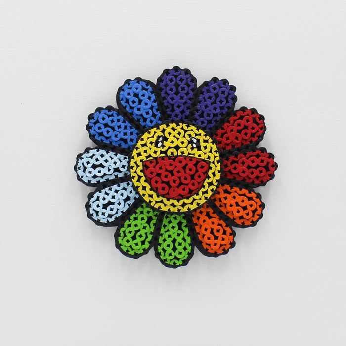 Скульптура под названием "MINI MURAKAMI FLOWE…" - Alessandro Padovan, Подлинное произведение искусства, Металлы