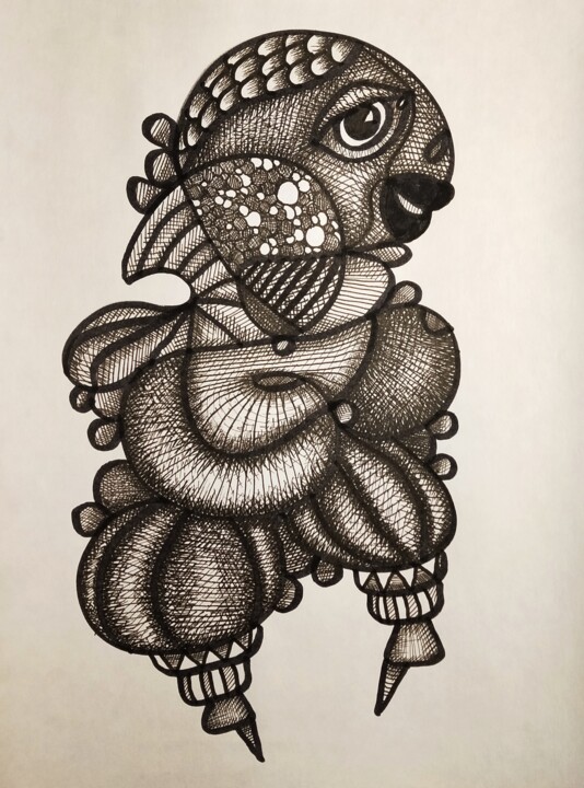 图画,  11.8x8.3 in 