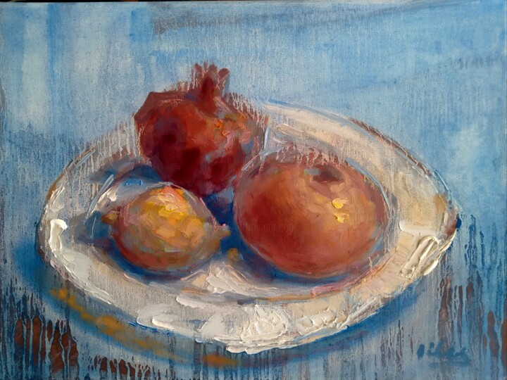 Citrus fruits 绘画, 12x16 in