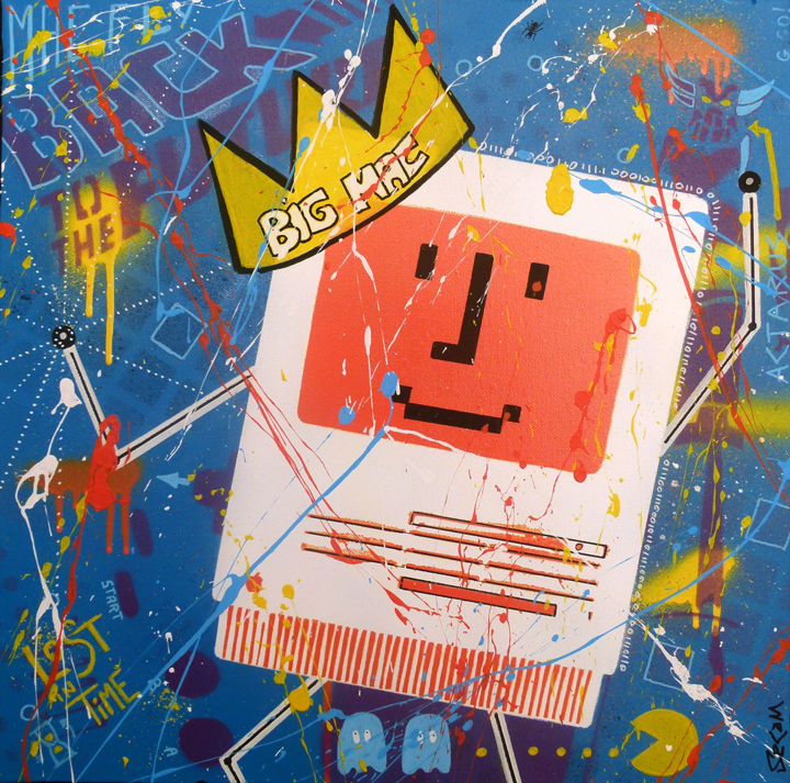 KING MAC 绘画, 19.7x19.7 in
