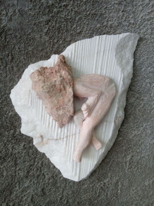 雕塑,  10.2x7.1 in 