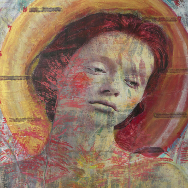 "GLORIA" başlıklı Kolaj Patricia Frida tarafından, Orijinal sanat, Akrilik