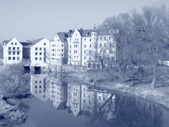 Photography titled "Regensberg Reflecti…" by Leo Tujak, Original Artwork, Manipulated Photography