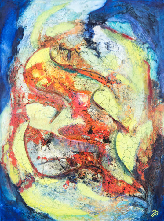 Entdecke deinen Weg * Find your Way 绘画, 31.5x23.6 in