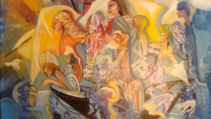 绘画,  28.7x36.2 in 