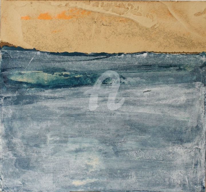 Landscape 5393 绘画, 7.5x8.1 in