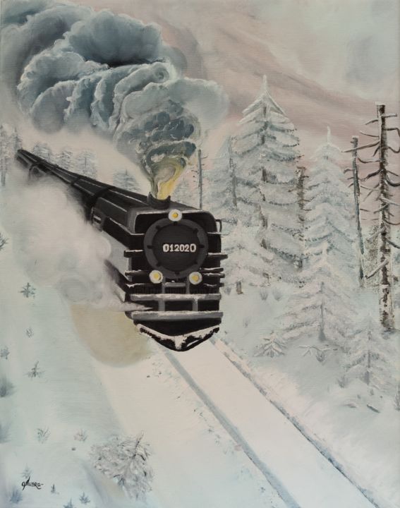 Into the Wilderness 绘画, 19.7x15.8 in