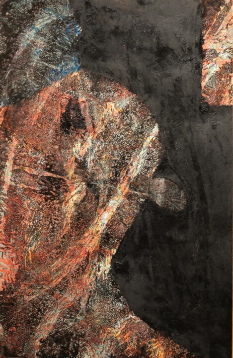 Peinture intitulée "Sapho" par Philippe Casaubon, Œuvre d'art originale, Huile