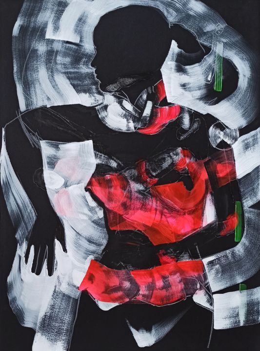 Won't Catch Up With Us. Нас не догонят. 图画, 29.9x22.1 in