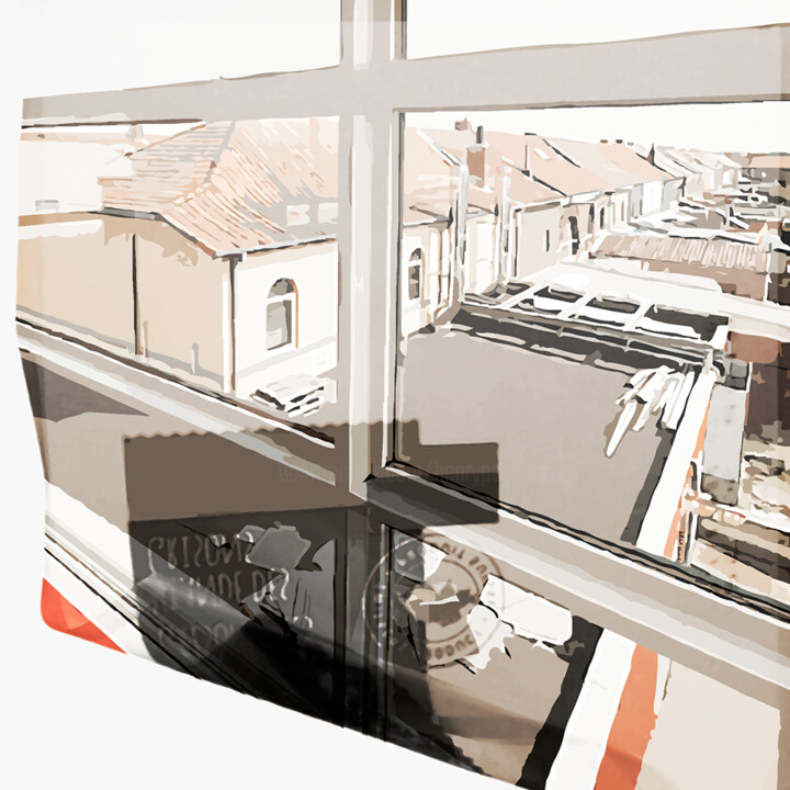 blisters and stores 24 Digitale Kunst, 7,5x7,5 in