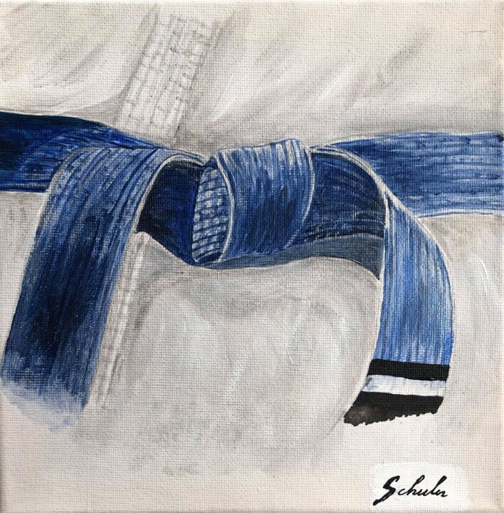 Les grades dans les arts martiaux 绘画, 7.9x7.9 in