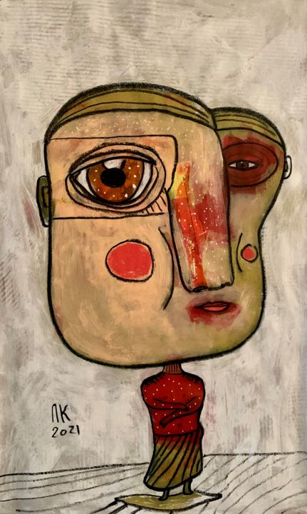 Sailor #5 绘画, 33.1x20.9 in