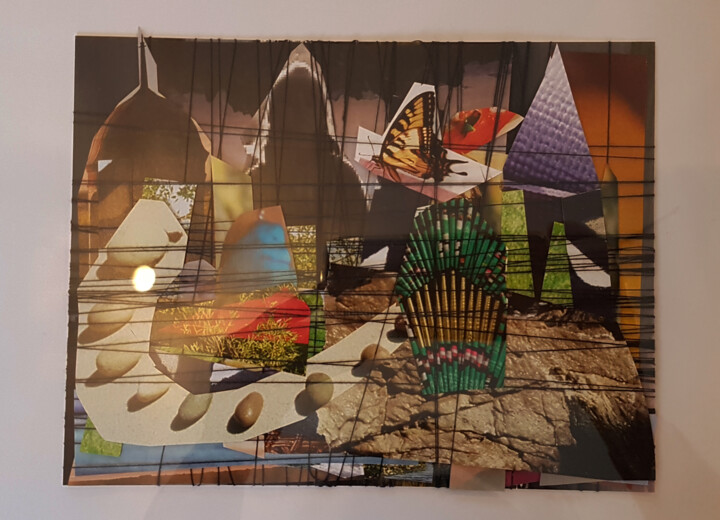 Au fil de la mémoire Collages, 3.5x5.5 in